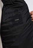 Slim Fit     Erkek Siyah Mont