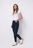 Skinny Fit   Kadın Lacivert Jean Pantolon