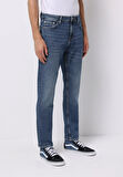 Regular Fit   Erkek İndigo Jean Pantolon