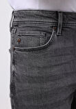 Loose Straight Fit   Erkek Antrasit Jean Pantolon