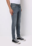 Slim Fit   Erkek İndigo Jean Pantolon