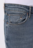 Slim Fit   Erkek İndigo Jean Pantolon