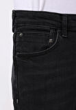 Slim Fit   Erkek Siyah Jean Pantolon