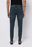 Slim Fit   Erkek İndigo Jean Pantolon