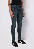 Slim Fit   Erkek İndigo Jean Pantolon