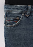 Regular Fit   Erkek İndigo Jean Pantolon