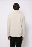 Comfort Fit   Erkek Taş Sweatshirt
