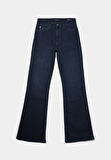 Regular Fit   Kadın Koyu İndigo Jean Pantolon