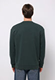 Comfort Fit   Erkek Yeşil Sweatshirt