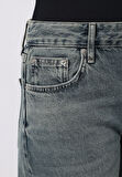 Straight Fit   Kadın İndigo Jean Pantolon
