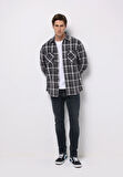 Slim Fit   Erkek Lacivert Jean Pantolon