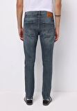Straight Fit   Erkek İndigo Jean Pantolon