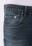 Straight Fit   Erkek İndigo Jean Pantolon