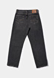 Loose Relaxed Fit   Erkek Siyah Jean Pantolon