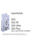 Samsung S23 - S23 FE - S23 Ultra - S23 Plus Şarj Kablosu Type-C Hızlı Şarj