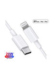 Apple Iphone 12 - 12 Mini - Pro - 12 Pro Max Hızlı Şarj Kablosu Type C - Ligtning Pd 20w 2 Metre