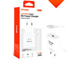 PD Quick Charge 3A, 25W 1XUSB-C Lightning Kablo Şarj Başlık LKC-27