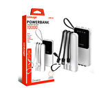 10000 mAh Dahili USB Micro Type-C Lightning Kablo LCD Güç Göstergeli LED Ekran Powerbank LKP-24