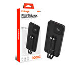 10000 mAh 1X USB PD 22.5W LCD Ekran Dahili Type-C Lightning Powerbank LKP-34