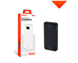 10.000 mAh, 22.5W USB-A, Dahili Type-C Kablolu, LCD Göstergeli Wireless Powerbank LKP-50