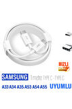 Type-C Hızlı Şarj Kablosu Samsung A33 A34 A35 A53 A54 A55 Şarj Kablosu 60W