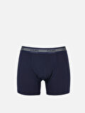 Modern Fit Düz Erkek Lacivert Boxer