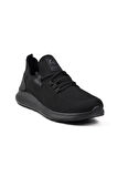 Erkek Siyah Sneaker Spor Ayakkabı Rahat Hafif Günlük