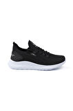 Erkek Siyah Beyaz Sneaker Spor Ayakkabı Rahat Hafif Günlük
