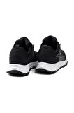 Erkek Siyah Spor Ayakkabı Rahat Yürüyüş Koşu Günlük Sneaker Bağcıklı Hafif Taban