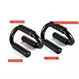 Clifton Siyah Push Up Stands Profesyonel Şınav Aleti