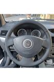 Renault Clio Symblol 2008 Araca Özel Direksiyon Kılıfı (noktalı-mercedes Desen Deri Model)
