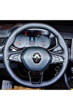 Renault Clio 5 Araca Özel Direksiyon Kılıfı Spor Model