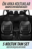 Toyota Runner  Uyumlu 5 KOLTUK TAM SET SAFİR SERİSİ TAY TÜYÜ OTO KOLTUK KILIFI KOKMA TERLETME YAPMAZ BEYAZ DİKİŞ DETAYLI