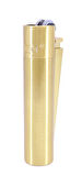 Clipper Özel Kutusunda Metal Çakmak - Mat Sarı (Brushed Gold)