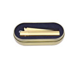 Clipper Özel Kutusunda Metal Çakmak - Mat Sarı (Brushed Gold)