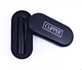 Clipper Özel Kutusunda Metal Çakmak - Siyah