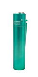 Clipper Özel Kutusunda Metal Çakmak - Metalik Turkuaz Mat (Brushed Metal Turquoise)