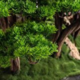 Callisto Bonsai Garden - Iç Ve Dış Mekan Kullanımına Uygun Premium Kalitede Yapay Ağaç 90x90 Cm
