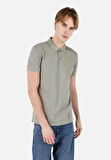 Classic Fit Polo Yaka Düz Erkek  Kısa Kol Tişört