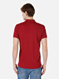 Regular Fit Kırmızı Erkek Polo Yaka Kısa Kol Tişört Cltkttshm0766200