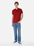 Regular Fit Kırmızı Erkek Polo Yaka Kısa Kol Tişört Cltkttshm0766200