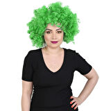 Animasyon Parti Ve Palyaço Peruğu / Açık Yeşil /  (CLZ175)