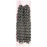 Nice Bulk Afro Su Dalgalı Görünümlü  Saç / Koyu Gri /  (CLZ175)