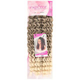 Nice Bulk Afro Su Dalgalı Görünümlü  Saç / Küllü Kahve / Platin Ombreli /  (CLZ175)