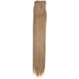 Kanekalon Fiber  Sentetik Düz 8 Parça Saç Çıt Çıt  / Karamel Platin Röfleli /  (CLZ175)