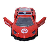 Çek Bırak Metal Araba Lamborgini  - İtfaiye