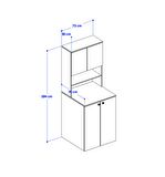 Çamaşır Makinesi Dolabı 004