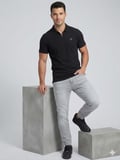 GUESS Erkek Fermuar Detaylı Polo Yaka Kısa Kollu T-Shirt M4YR00Z3DM0