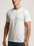 XINT Erkek Basic Bisiklet Yaka Kısa Kollu Pamuklu T-Shirt Günlük Kullanım 502208