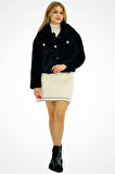 BDK Yumuşak Dokulu Peluş Kısa Mont 6605-26k